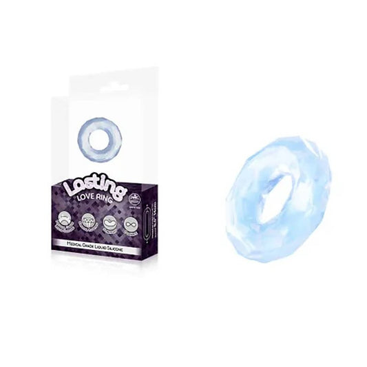 Power Crystal Cut Lasting Cock Ring by NANMA Corporation - Stretchy Cock Rings