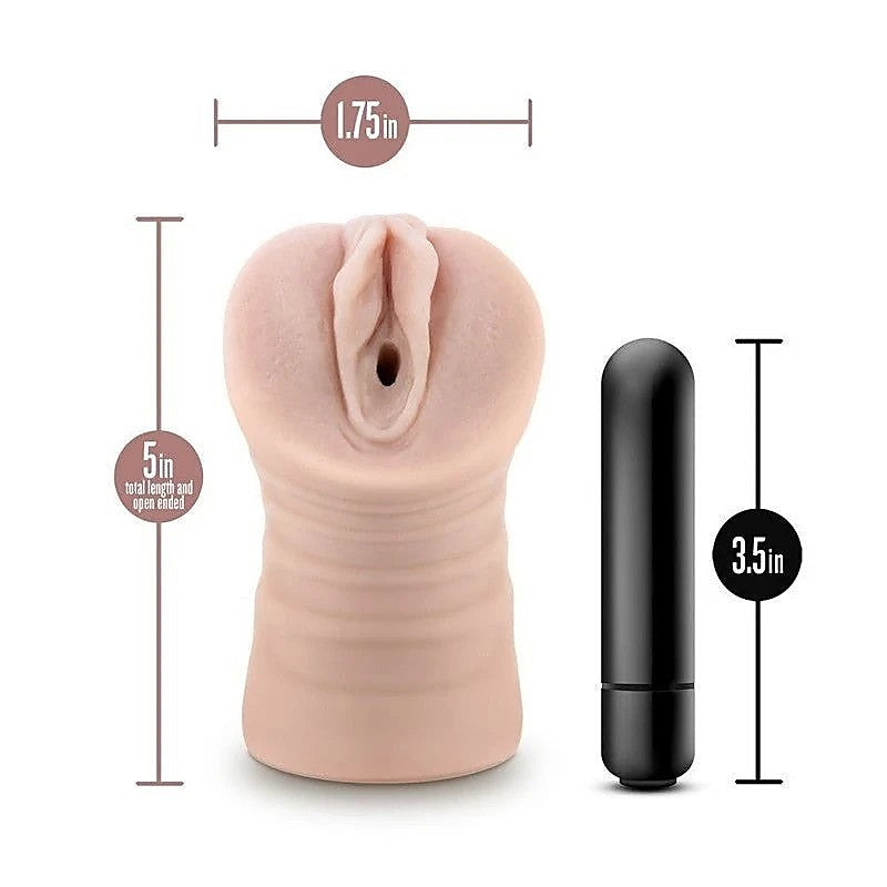 EnLust Ayumi Vibrating Male Masturbator by Blush Novelties - Masturbators and Strokers