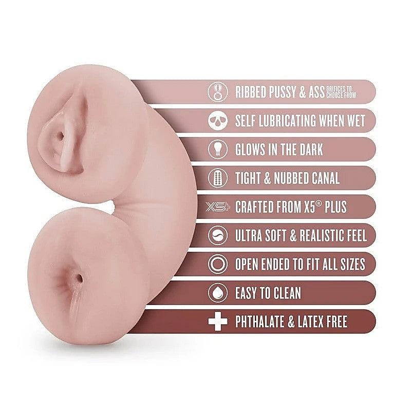 EnLust Tasha Dual Ended Male Stroker by Blush Novelties - Masturbators and Strokers