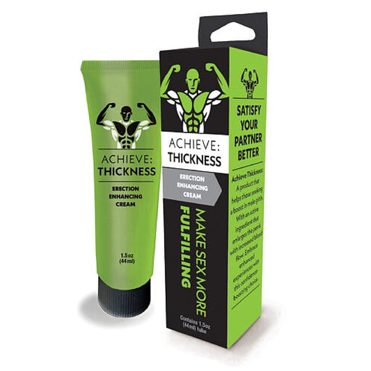 Achieve Thickness Erection Enhancing Cream by Little Genie - Delay and Excite Sprays