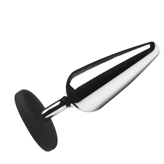 Butt Slut Metal & Silicone Butt Plug by XR Brands - Butt Plugs