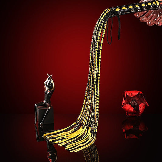 Leather Cat 12 Tails Bondage Whip by BDStyle - Whips And Crops