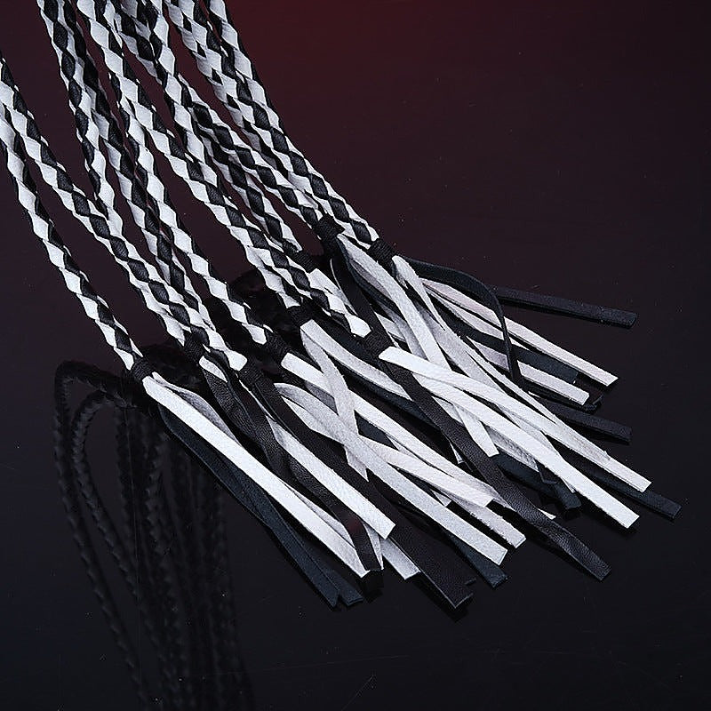 Premium Leather Cat 12 Tails Bondage Whip by BDStyle - Whips And Crops