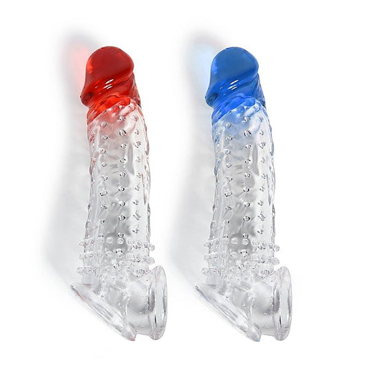 Penis Enlargement Sleeve with Elastic Ball Band by BDStyle - Penis Sleeves and Extenders
