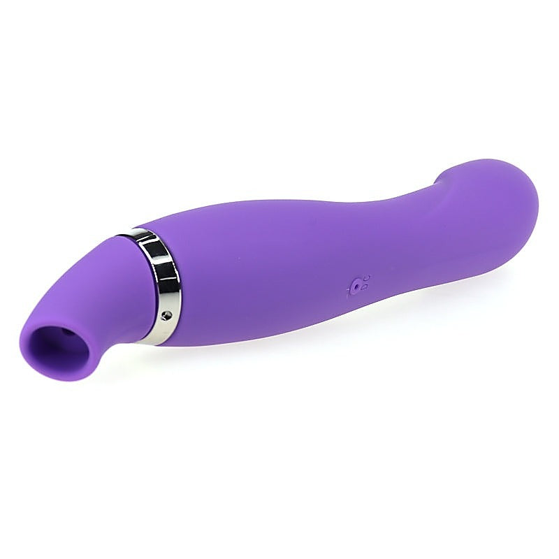 Double Head Suction Vibrating Dildo by BDStyle - Vibrating Dildos