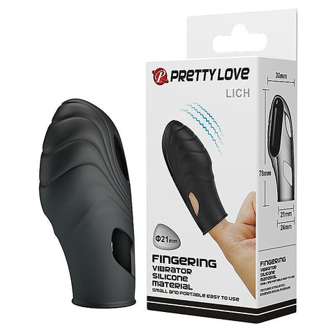 Pretty Love Lich One Function Finger Vibrator by Baile - Finger and Tongue Vibrators
