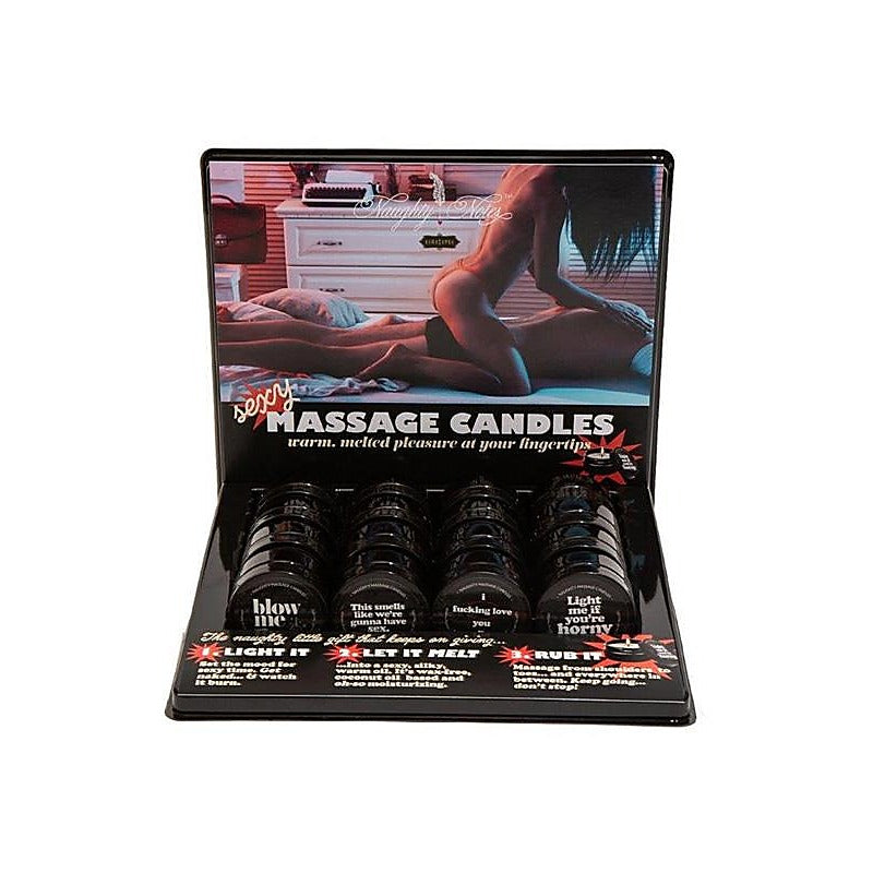 Kama Sutra Massage Candle 2 Oz Prepack 16 Units Display - Sex Pheromones and Perfumes