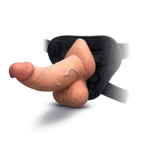 B Vibe Slipskin Curved Realistic Silicone Dildo 6.5 Inch Pressure Reactive - Realistic Dildos