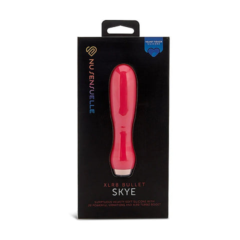 Nu Sensuelle Skye Velvet Touch Bullet Vibrator With Turbo Boost - Bullet Vibrators