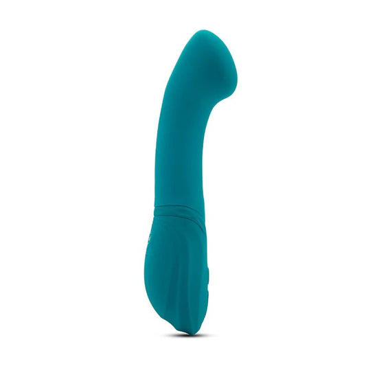 Nu Sensuelle Luna Velvet Touch G Spot Vibrator With Turbo Boost and XLR8 - Emerald - G-Spot Vibrators