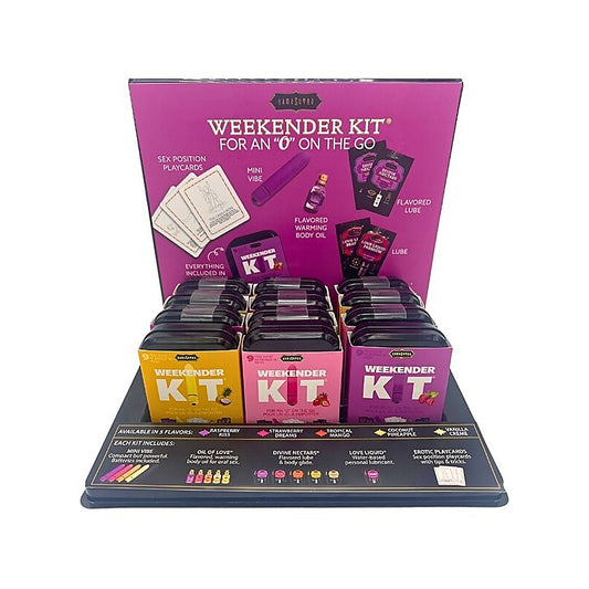 Kama Sutra Weekender Massage Oils & Vibrator Set - Sex Kits