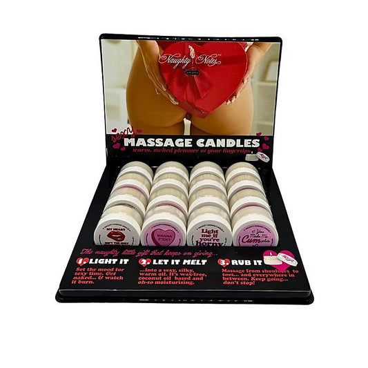 Valentines Massage Candle Prepack Tray by Kama Sutra - Sex Pheromones and Perfumes