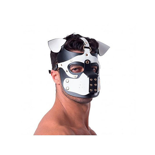 Bondage Pup Hood BLK WHT O S by Sport Fucker - Bondage Hoods
