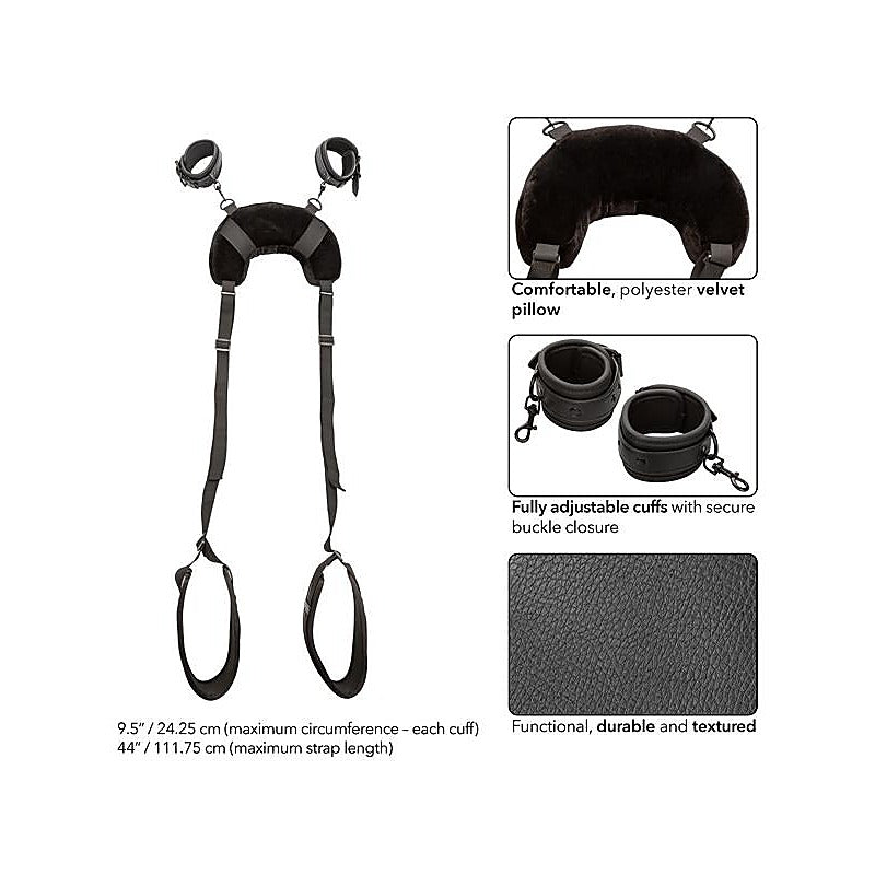 Nocturnal Collection Position Strap with Pillow - Cuffs And Restraints