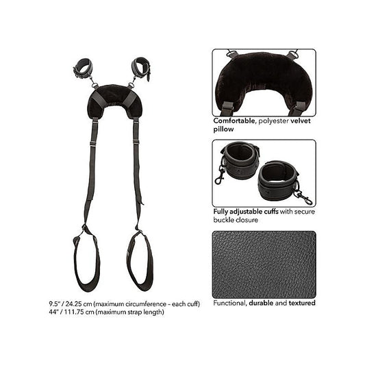 Nocturnal Collection Position Strap with Pillow - Cuffs And Restraints