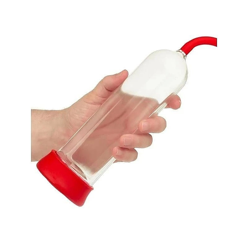 California Exotics Optimum Series Magnified Penis Pump with Measurement Markers - Penis Pumps And Stretchers