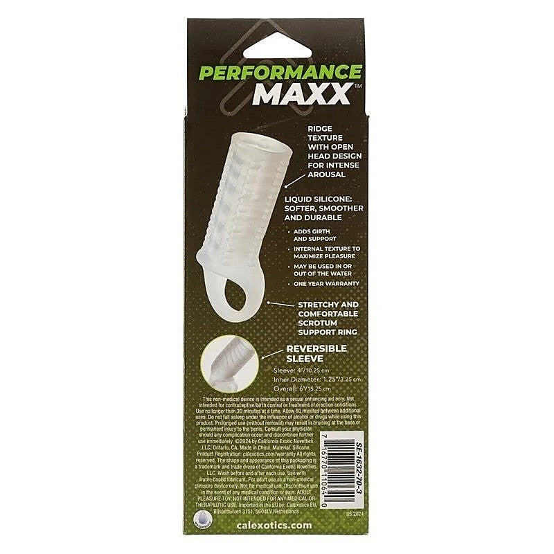 Performance Maxx Liquid Silicone Reversible Sleeve - Penis Sleeves and Extenders