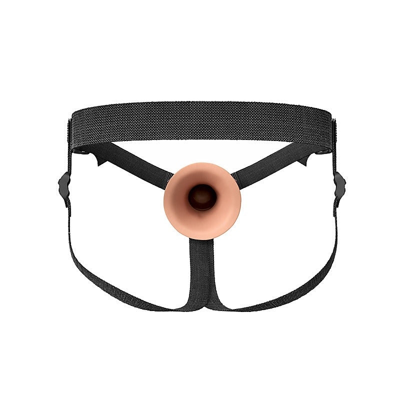 Fantasy X-Tensions 7 Inch Dual Density Hollow Strap-on Dong - Strap On Sextoys