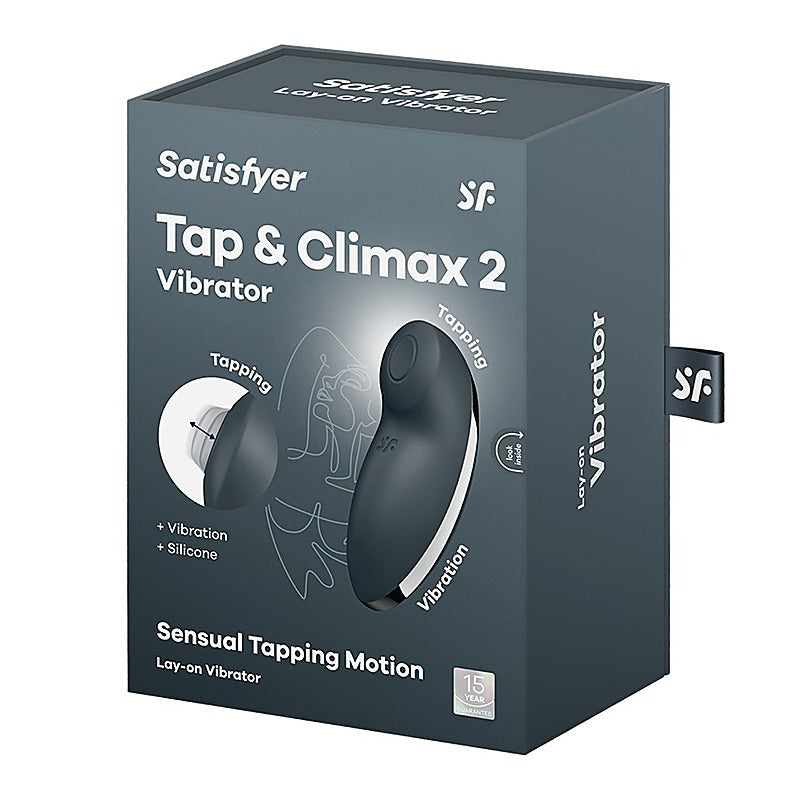 Tap and Climax 2 Clitoral Massager by Satisfyer - Clit Ticklers and Pulsators