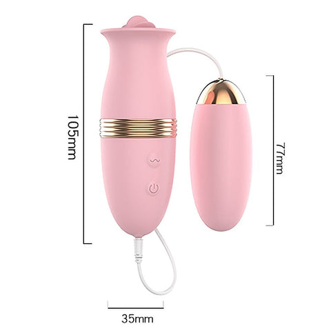 Lilo 6 Functions Vibrating Magic Tongue Vibrator by BDStyle - Finger and Tongue Vibrators