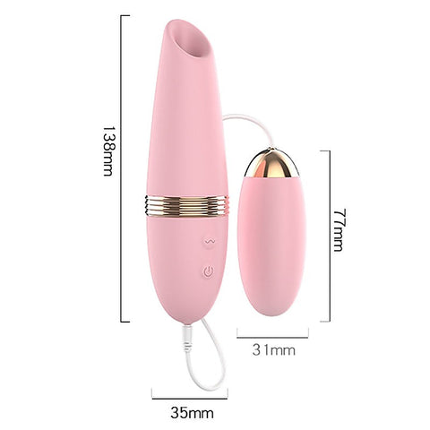 Lilo 6 Functions Magic Sucker Clitoris Vibrator by BDStyle - Clit Ticklers and Pulsators