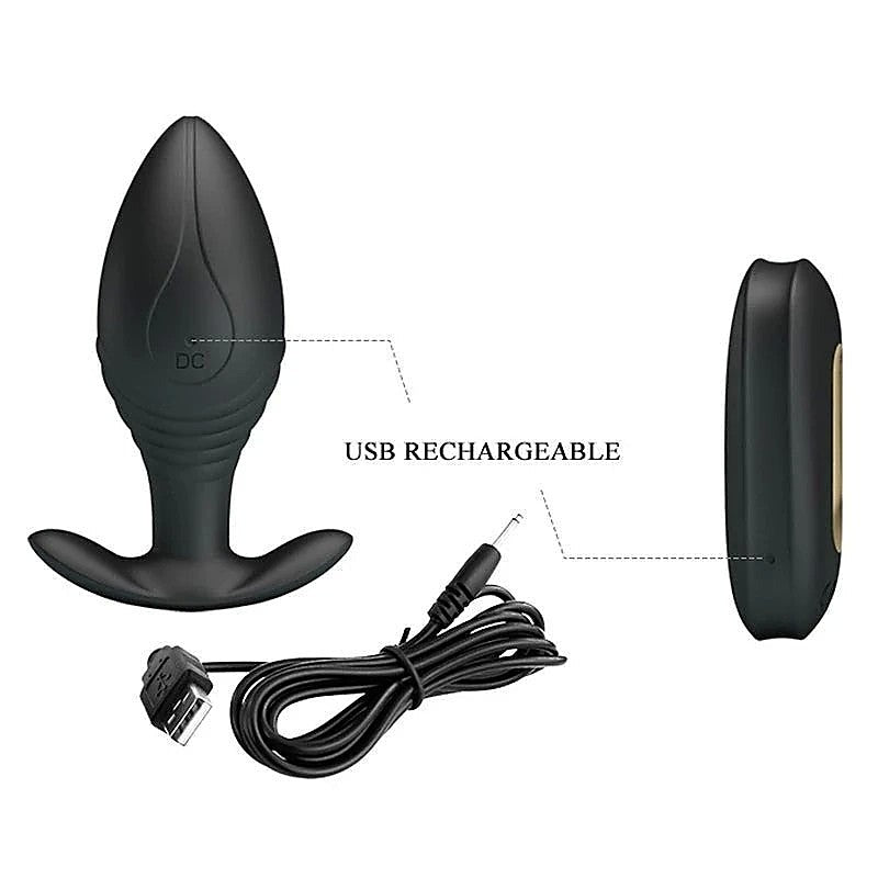 Baile Pretty Love Royal Pleasure Regina 12 Functions Anal Vibrator - Anal Vibrators