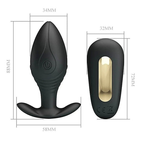Baile Pretty Love Royal Pleasure Regina 12 Functions Anal Vibrator - Anal Vibrators