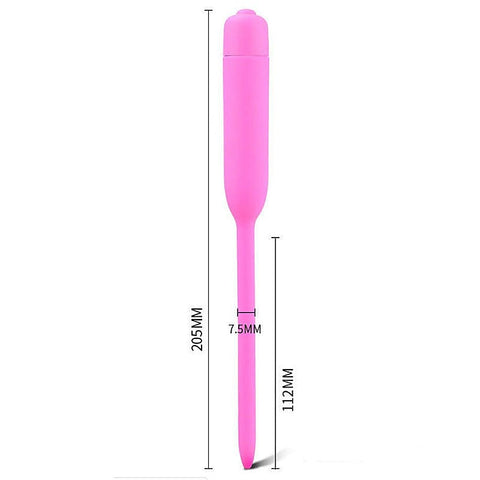Silicone Vibrator Urethral Sounds Penis Plug by BDStyle - Urethral Sounds