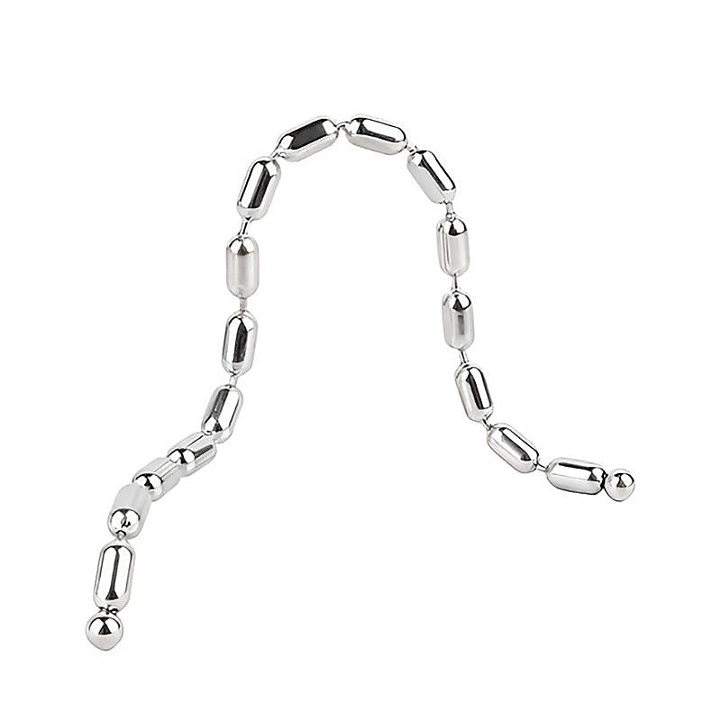 Beaded Dilator Stainless Steel Urethral Beads by BDStyle - Urethral Sounds