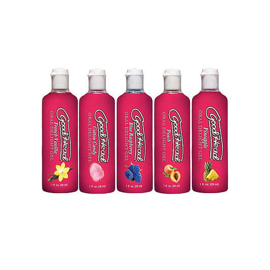 GoodHead Oral Delight Gels 5 Pack by Doc Johnson - Delay and Excite Sprays