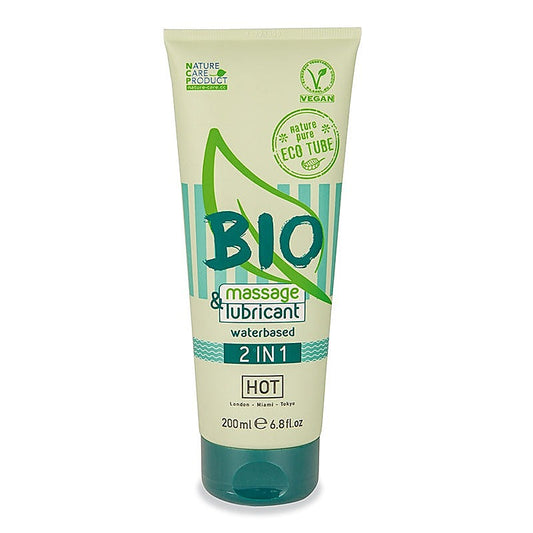 HOT BIO 2 In 1 Water Based Massage Oil & Lubricant - Water Based Lubes