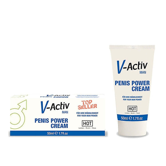 HOT V Activ Penis Power Enhancer Cream by Hot Ero - Delay and Excite Sprays