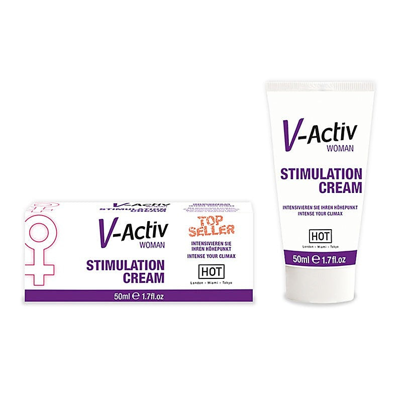 Hot Ero HOT V Activ Stimulation Enhancer Cream for Women 50ml - Delay and Excite Sprays