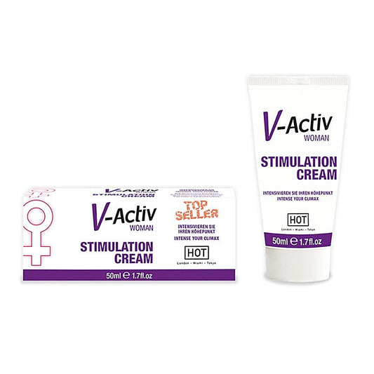 HOT V Activ Stimulation Enhancer Cream by Hot Ero - Delay and Excite Sprays