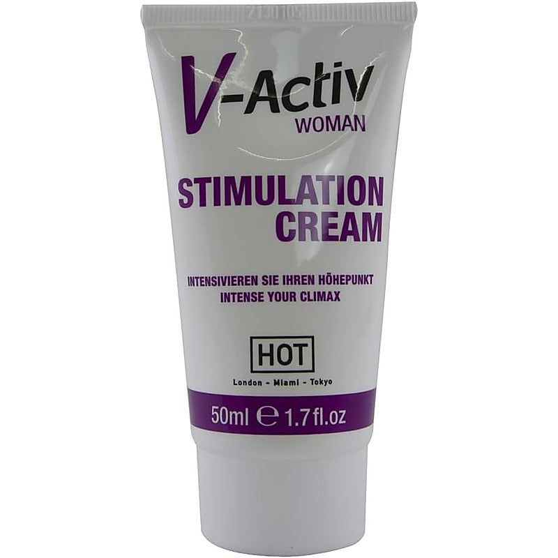 Hot Ero HOT V Activ Stimulation Enhancer Cream for Women 50ml - Delay and Excite Sprays