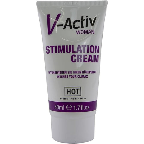 Hot Ero HOT V Activ Stimulation Enhancer Cream for Women 50ml - Delay and Excite Sprays