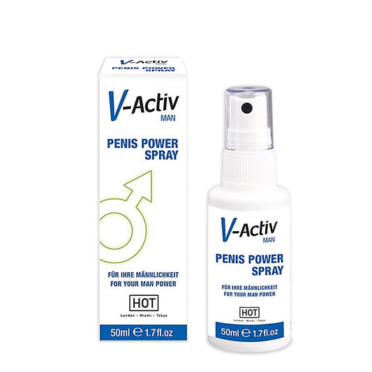 HOT V Activ Penis Power Enhancer Spray by Hot Ero - Delay and Excite Sprays