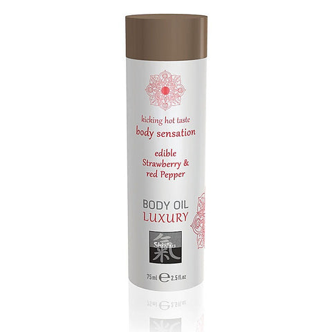 Hot Ero SHIATSU Luxury Edible Body Massage Oil 75 ml Premium - Massage Oils and Lubricants