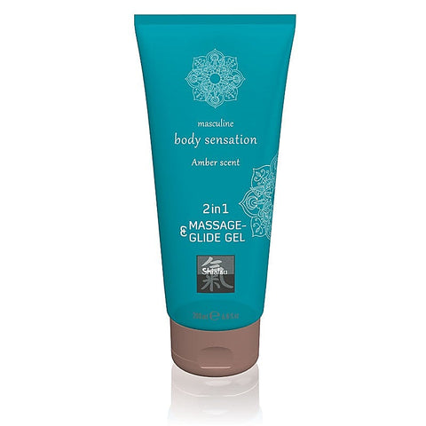 Hot Ero SHIATSU 2 In 1 Massage and Glide Gel 200ml Premium - Massage Oils and Lubricants
