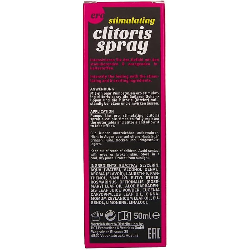 ERO Stimulating Clitoris Spray by Hot Ero - Delay and Excite Sprays