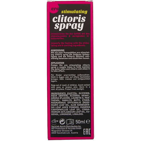 ERO Stimulating Clitoris Spray by Hot Ero - Delay and Excite Sprays