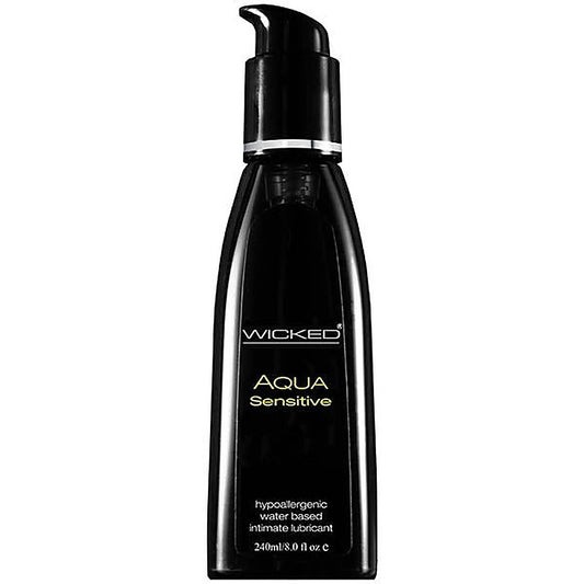 Wicked Aqua Sensitive Water Based Lubricant - Water Based Lubes