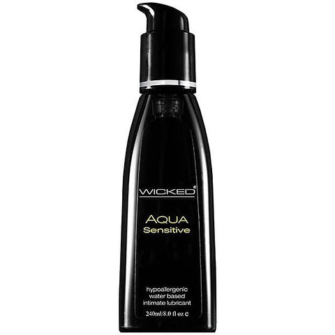 Wicked Aqua Sensitive Water Based Lubricant - Water Based Lubes