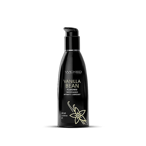 Wicked Aqua Water Based Flavoured Lubricant 60ml - Water Based Lubes