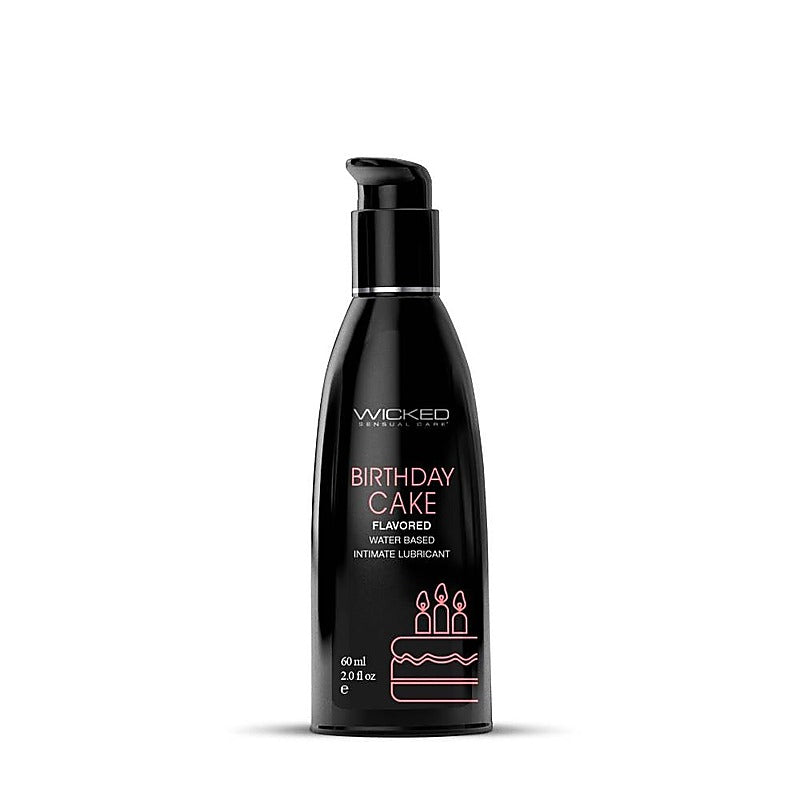 Wicked Aqua Water Based Flavoured Lubricant 60ml - Water Based Lubes