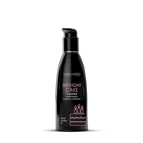 Wicked Aqua Water Based Flavoured Lubricant 60ml - Water Based Lubes