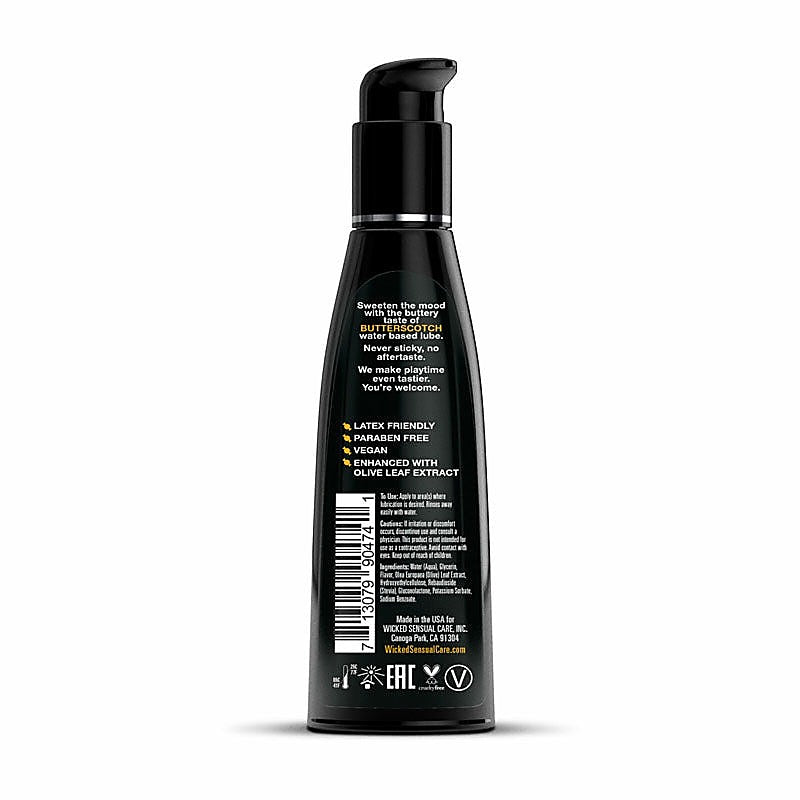 Wicked Aqua Flavoured Water Based Adult Lubricant 120 ml - Water Based Lubes