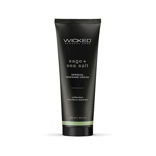Sage & Sea Salt Sensual Scented Massage Cream - Massage Oils and Lubricants