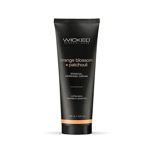 Orange Blossom & Patchouli Sensual Scented Massage Cream - Massage Oils and Lubricants