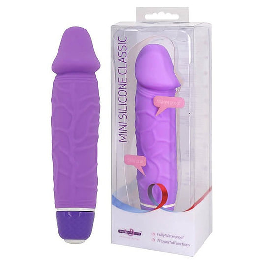 Mini Silicone Classic Vibrating Dildo by Seven Creations - Vibrating Dildos